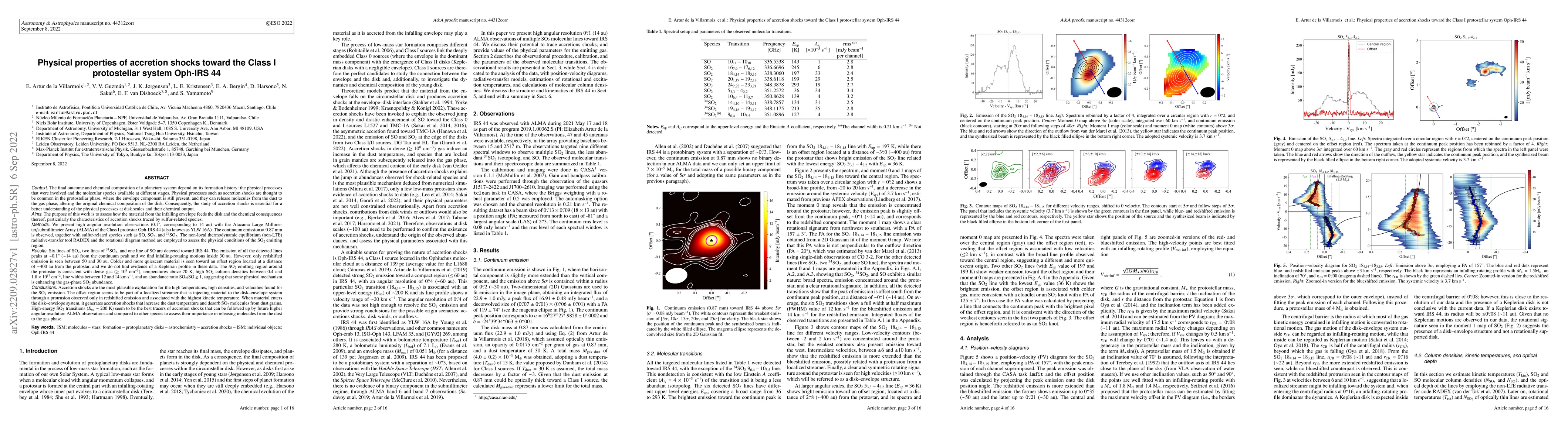Thumbnail for Physical properties of accretion shocks toward the Class I protostellar
  system Oph-IRS 44