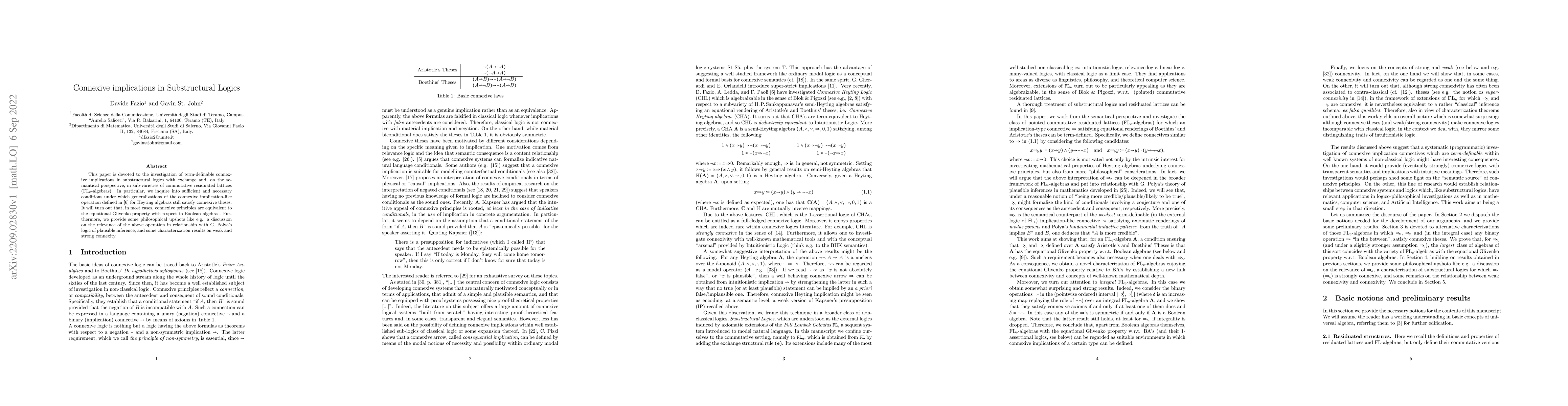 Thumbnail for Connexive implications in Substructural Logics