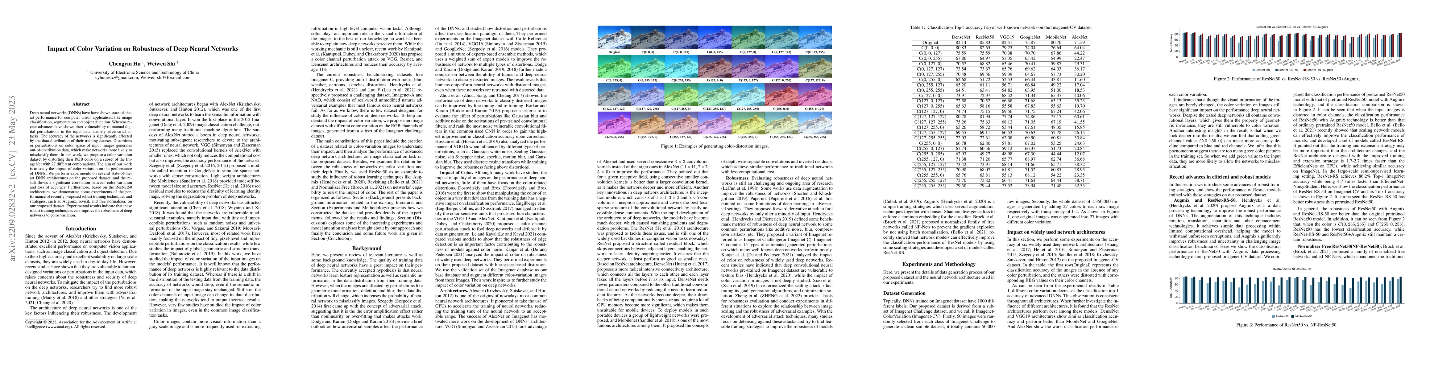 Thumbnail for Impact of Colour Variation on Robustness of Deep Neural Networks