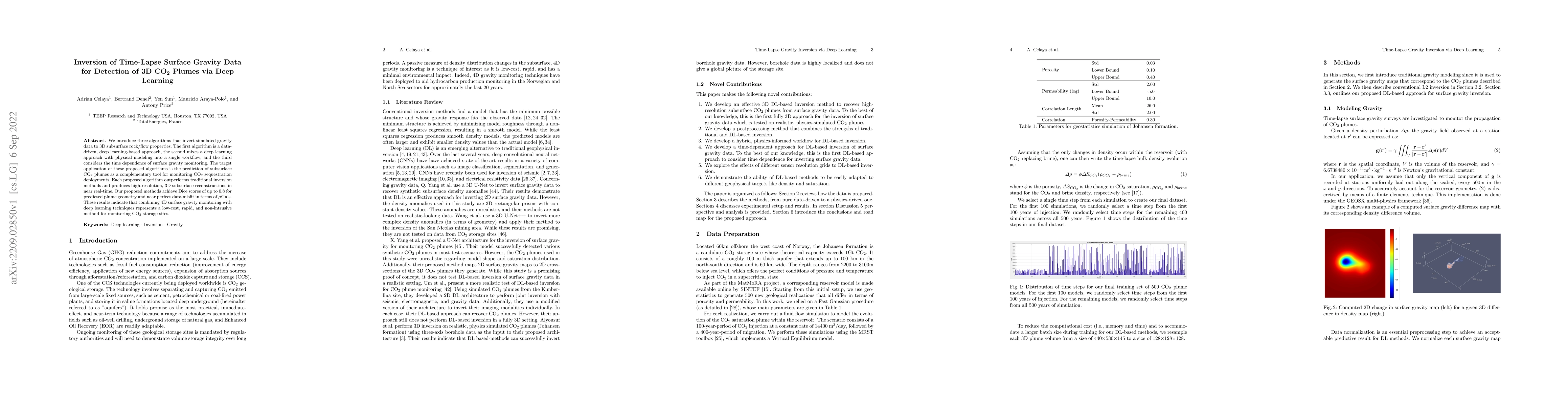 Thumbnail for Inversion of Time-Lapse Surface Gravity Data for Detection of 3D CO$_2$
  Plumes via Deep Learning