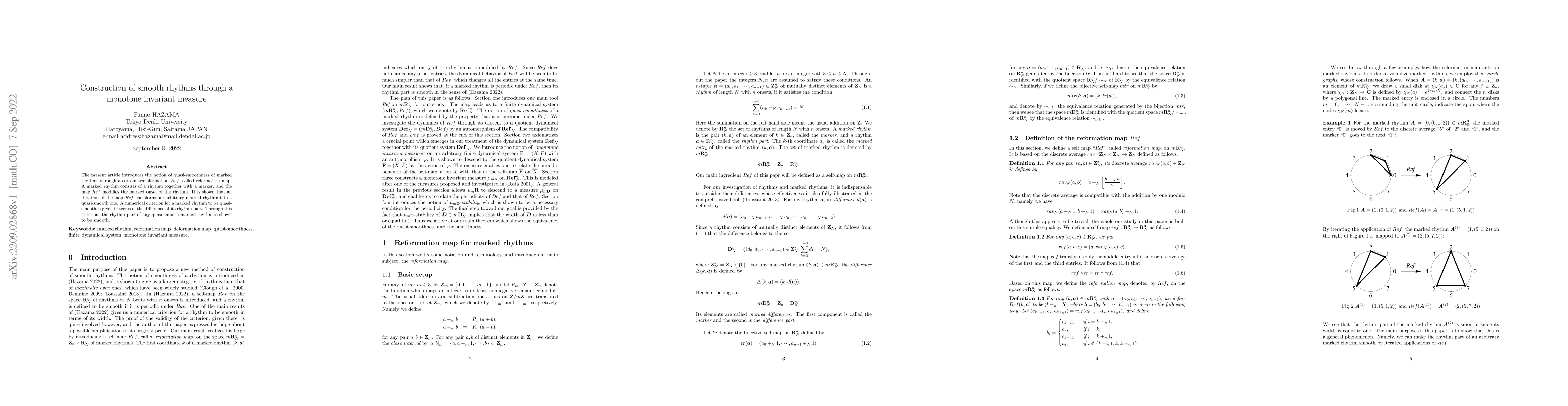 Thumbnail for Construction of smooth rhythms through a monotone invariant measure