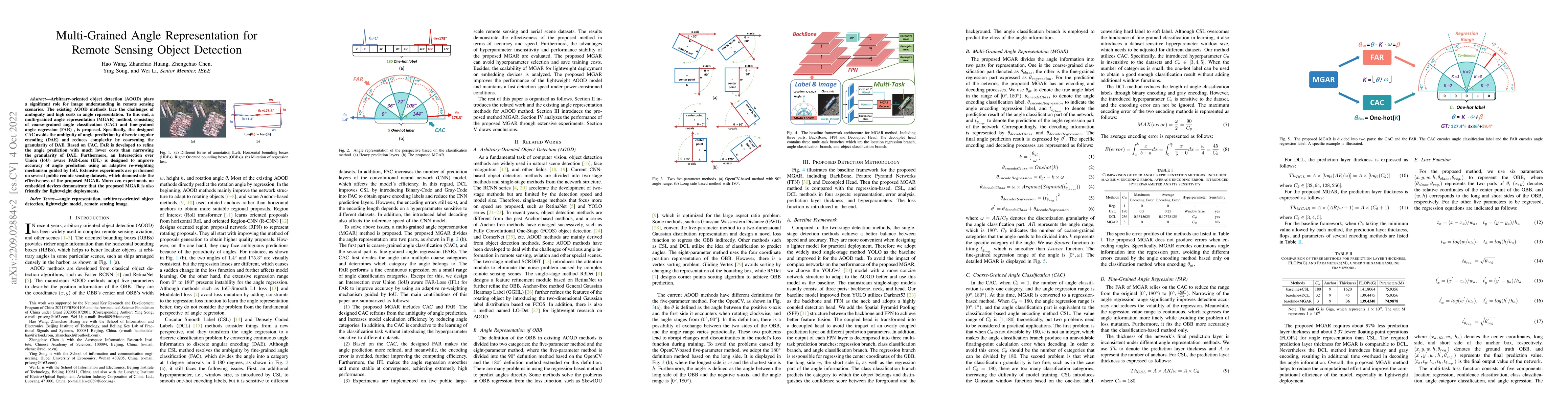 Thumbnail for Multi-Grained Angle Representation for Remote Sensing Object Detection
