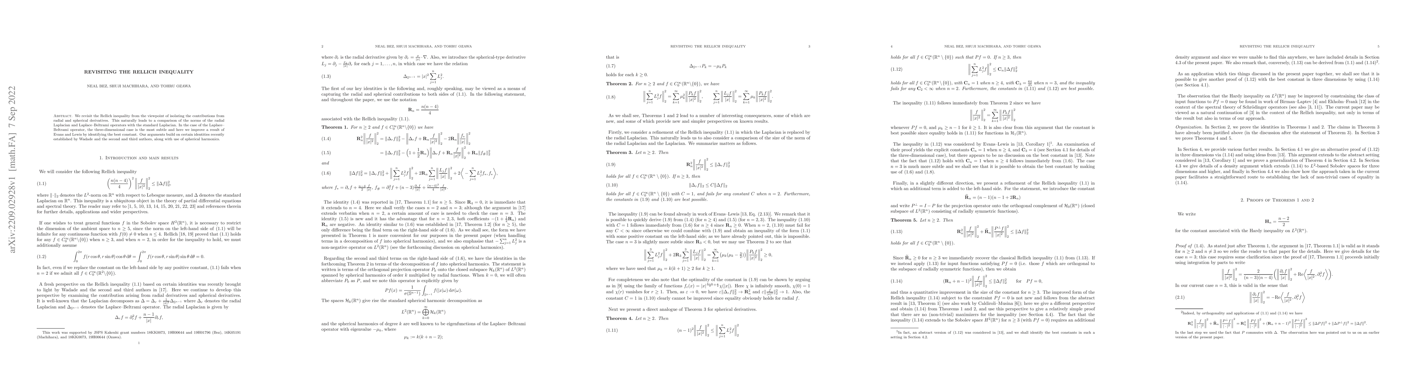 Thumbnail for Revisiting the Rellich inequality