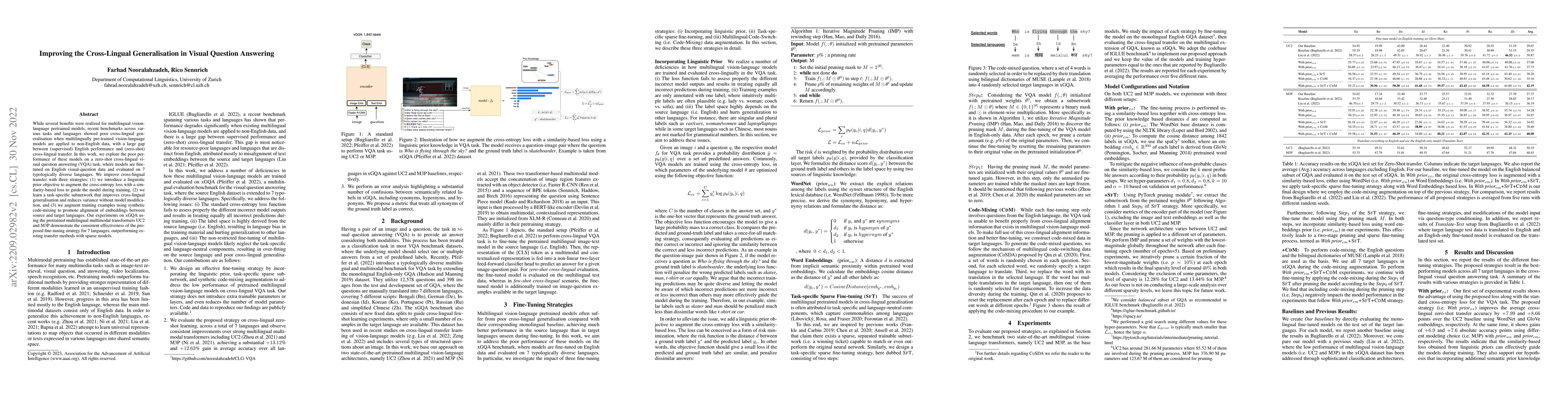 Thumbnail for Improving the Cross-Lingual Generalisation in Visual Question Answering