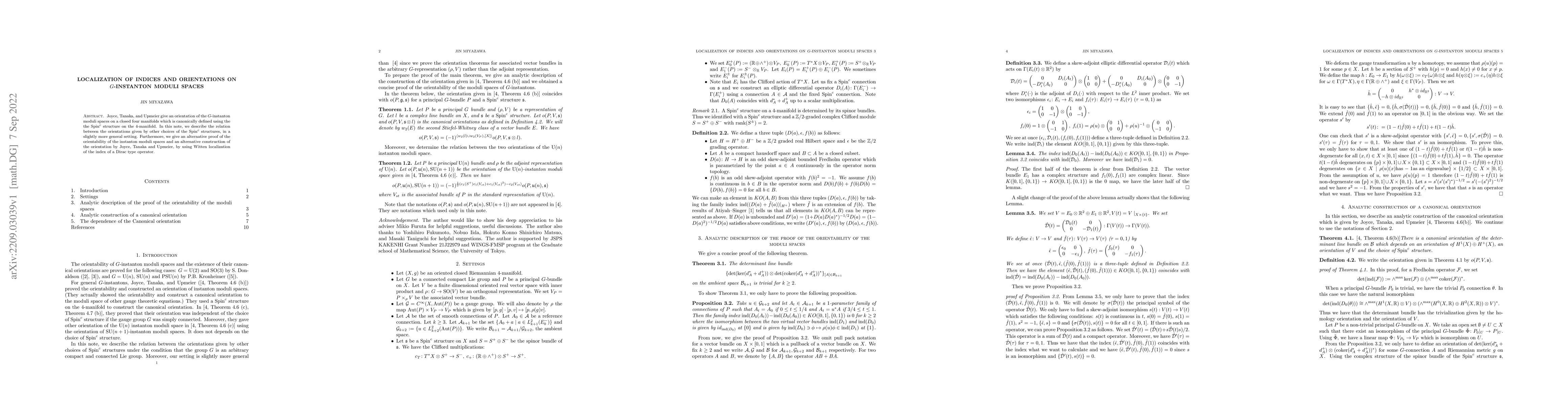 Thumbnail for Localization of indices and orientations on $G$-instanton moduli spaces