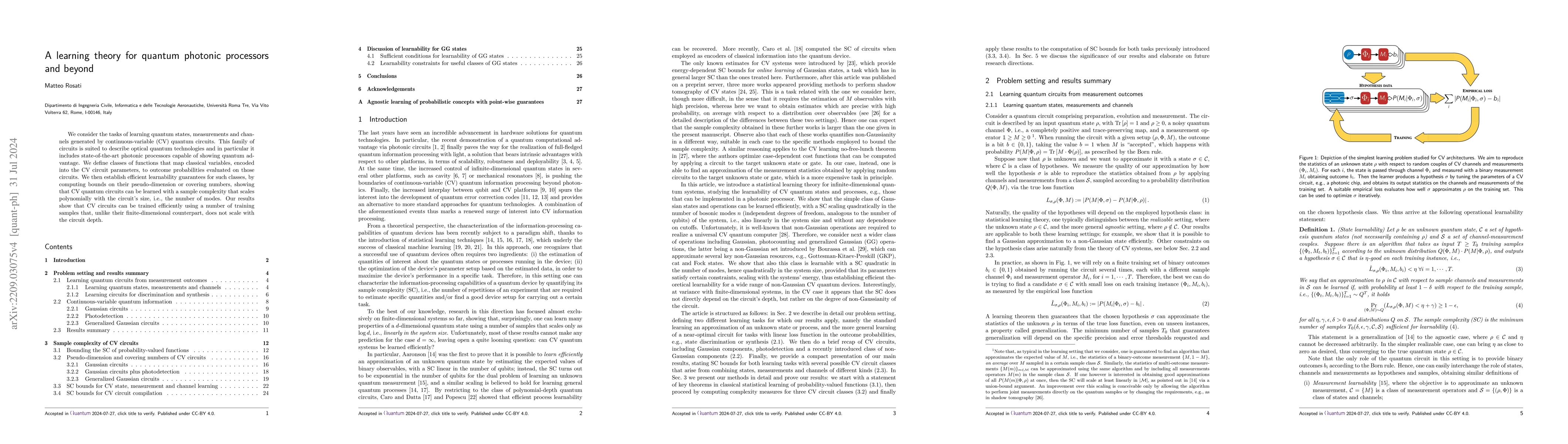 Thumbnail for A learning theory for quantum photonic processors and beyond
