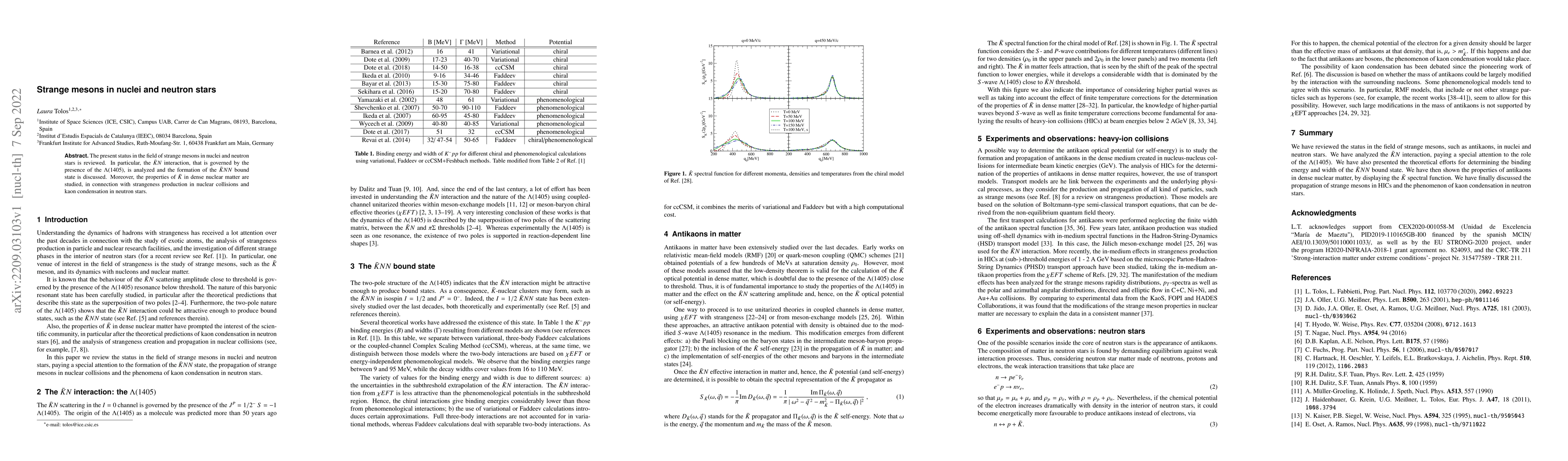 Thumbnail for Strange mesons in nuclei and neutron stars