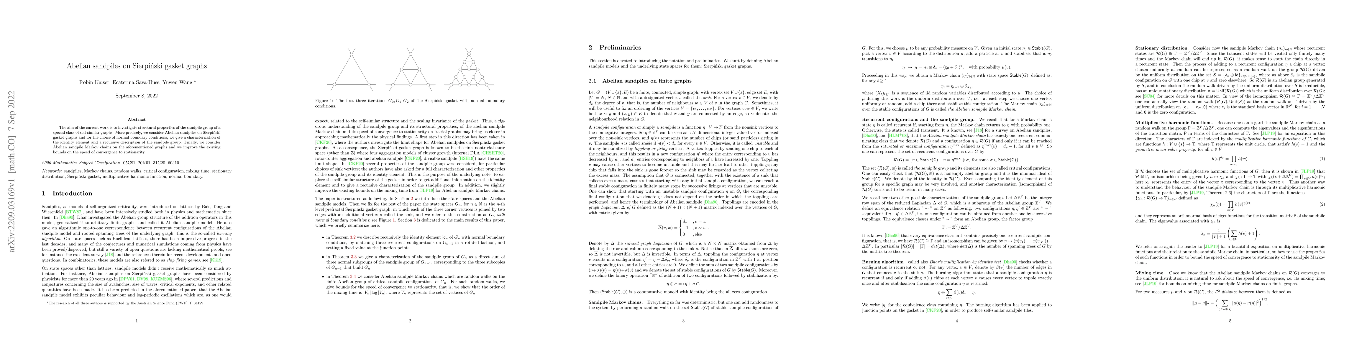 Thumbnail for Abelian sandpiles on Sierpinski gasket graphs
