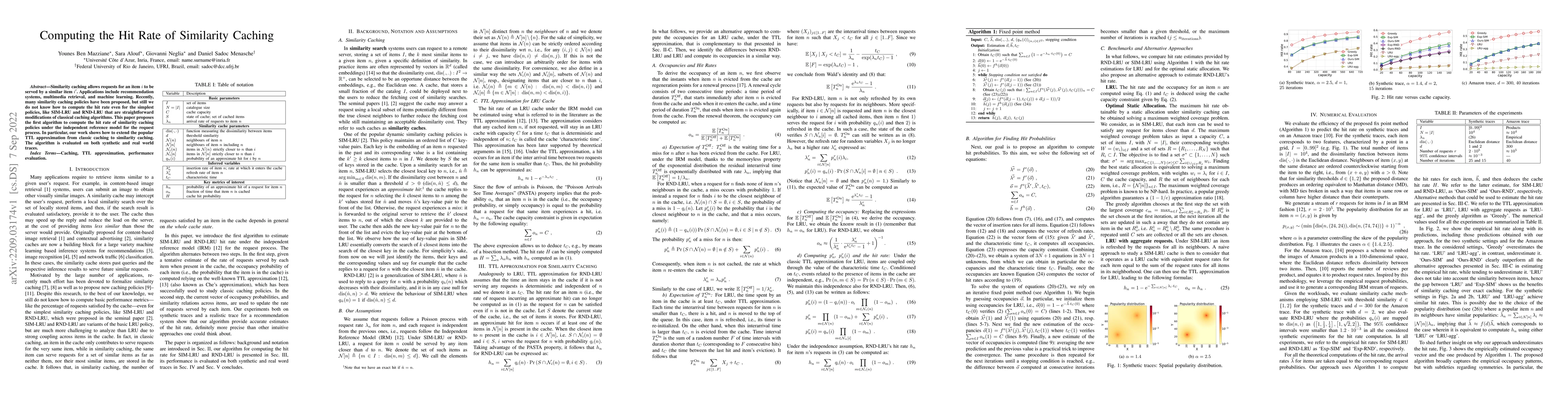 Thumbnail for Computing the Hit Rate of Similarity Caching