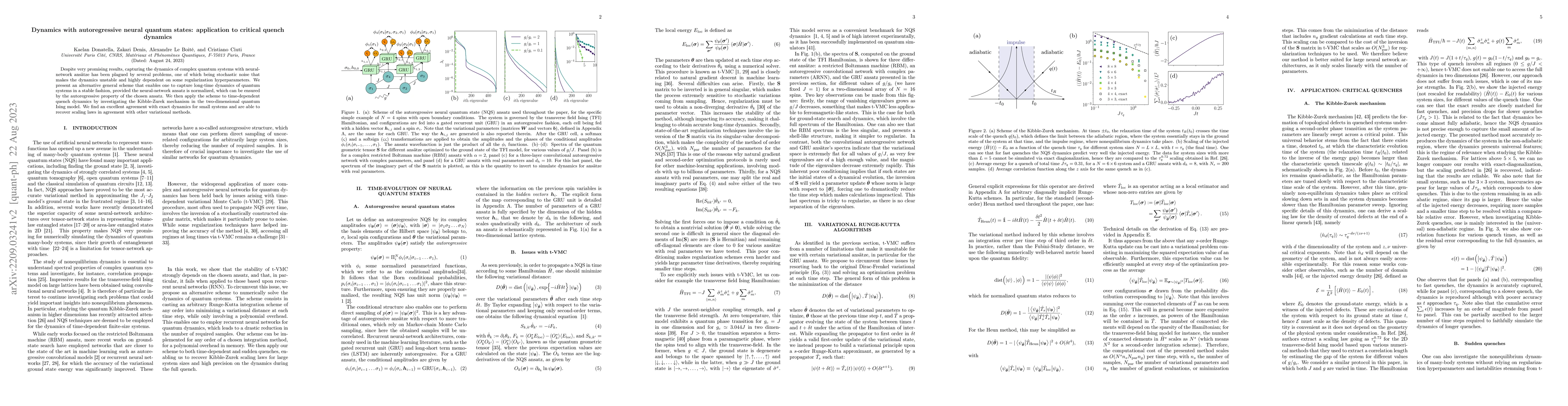 Thumbnail for Dynamics with autoregressive neural quantum states: application to
  critical quench dynamics