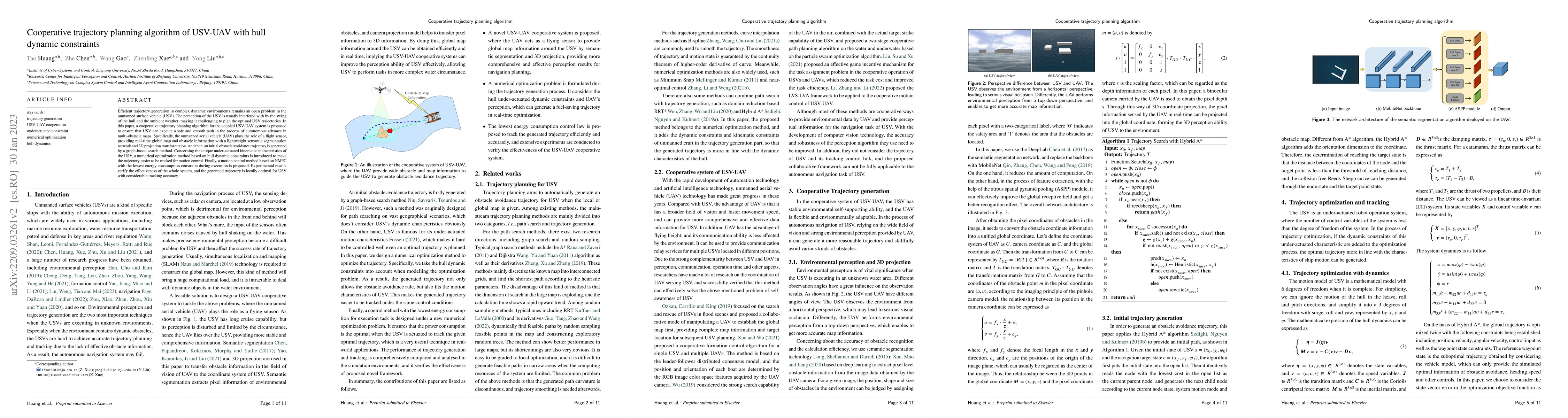 Thumbnail for Cooperative trajectory planning algorithm of USV-UAV with hull dynamic
  constraints