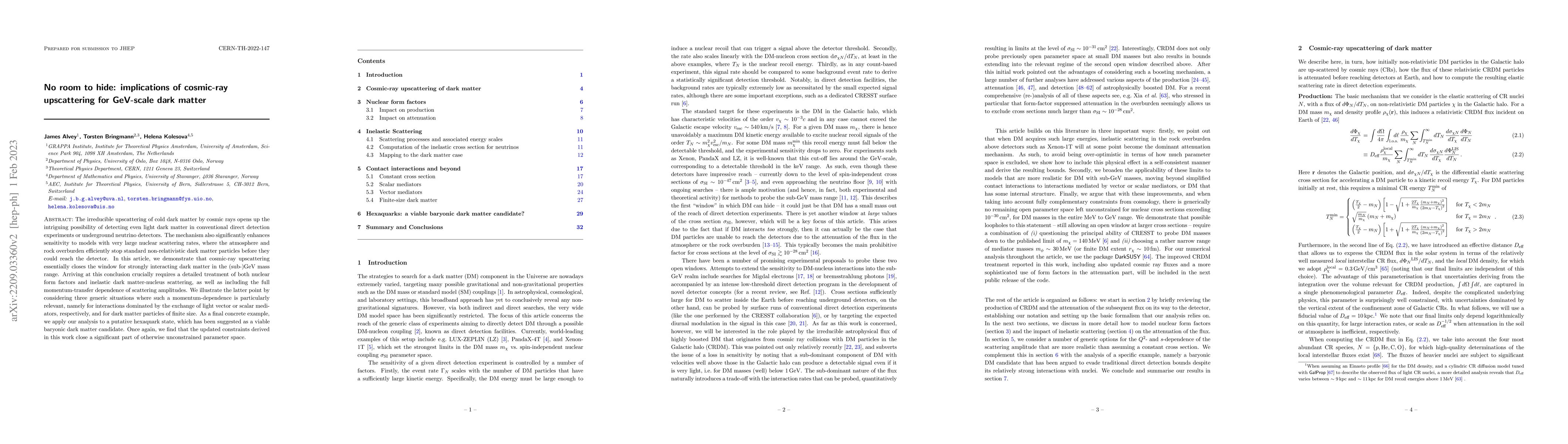 Thumbnail for No room to hide: implications of cosmic-ray upscattering for GeV-scale
  dark matter