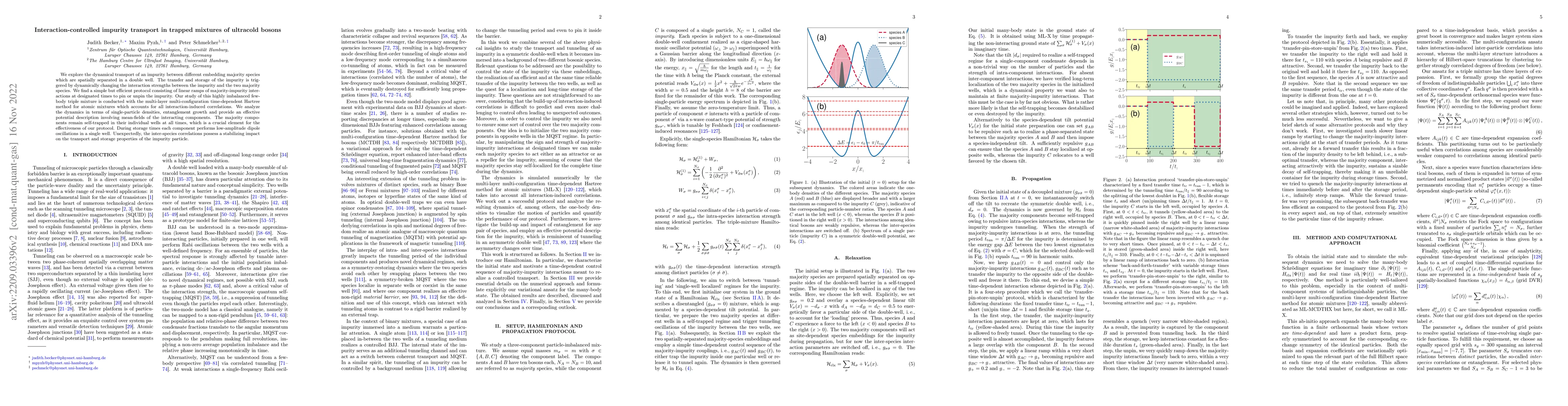 Thumbnail for Interaction-controlled impurity transport in trapped mixtures of
  ultracold bosons