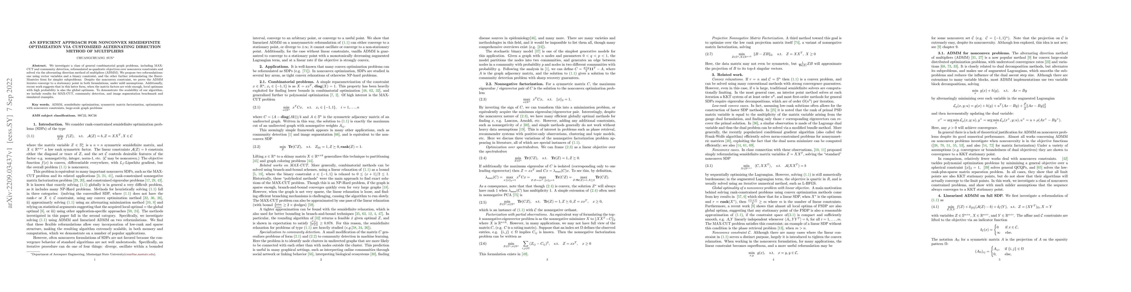 Thumbnail for An efficient approach for nonconvex semidefinite optimization via
  customized alternating direction method of multipliers