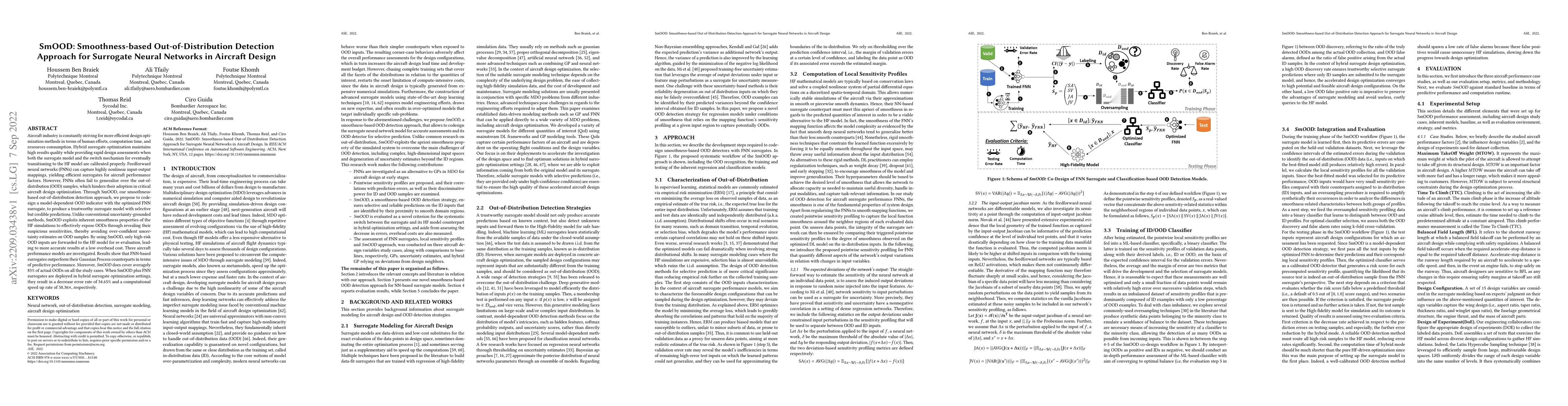 Thumbnail for SmOOD: Smoothness-based Out-of-Distribution Detection Approach for
  Surrogate Neural Networks in Aircraft Design