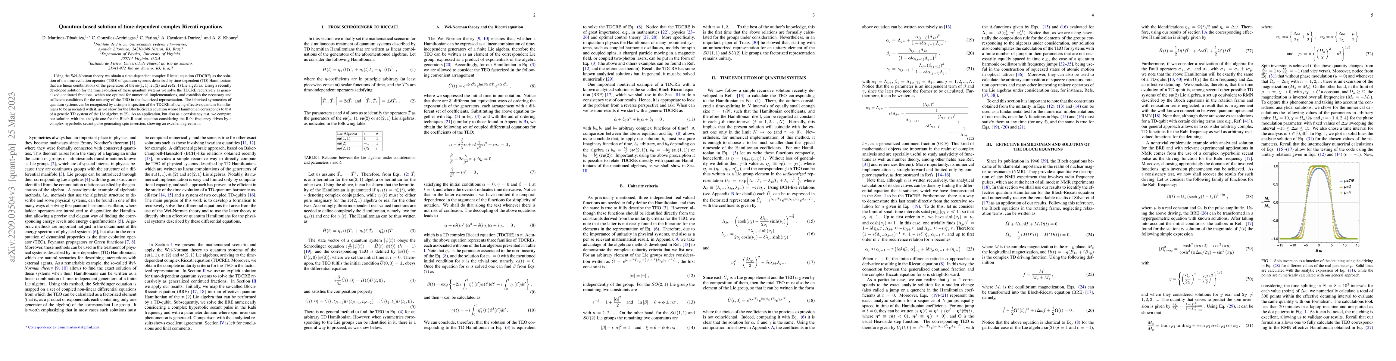 Thumbnail for Quantum-based solution of time-dependent complex Riccati equations