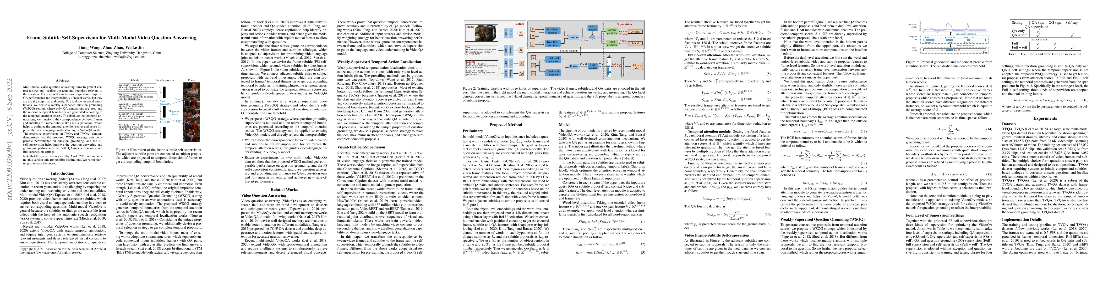Thumbnail for Frame-Subtitle Self-Supervision for Multi-Modal Video Question Answering