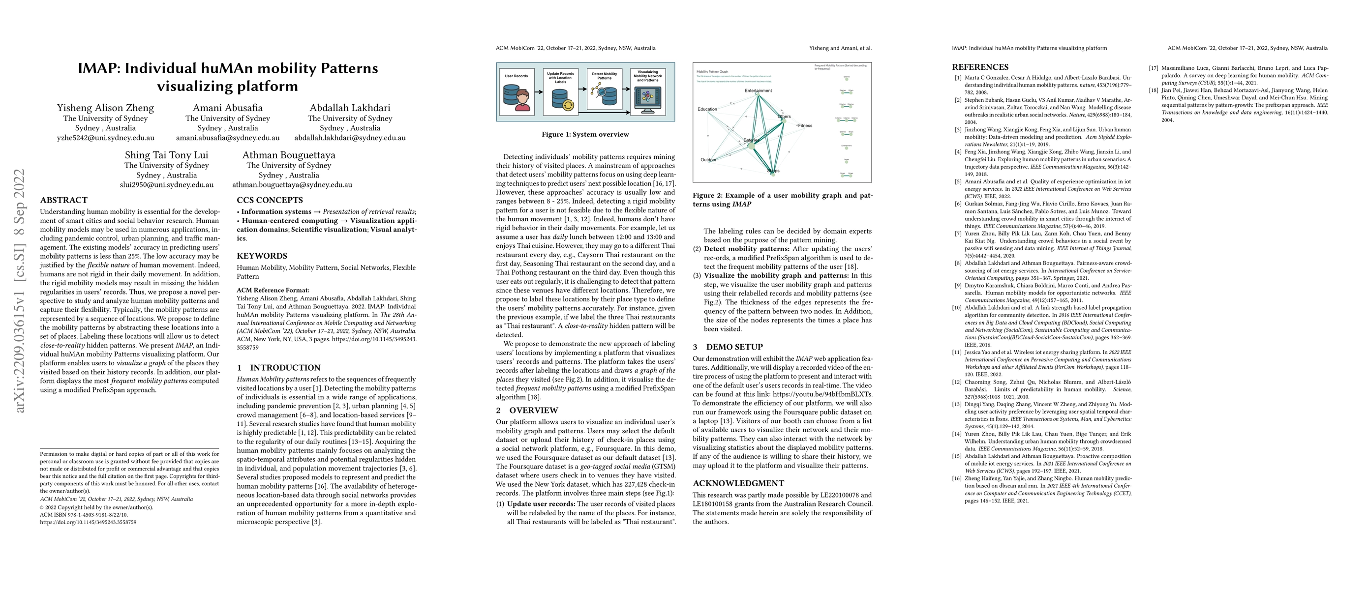 Thumbnail for IMAP: Individual huMAn mobility Patterns visualizing platform
