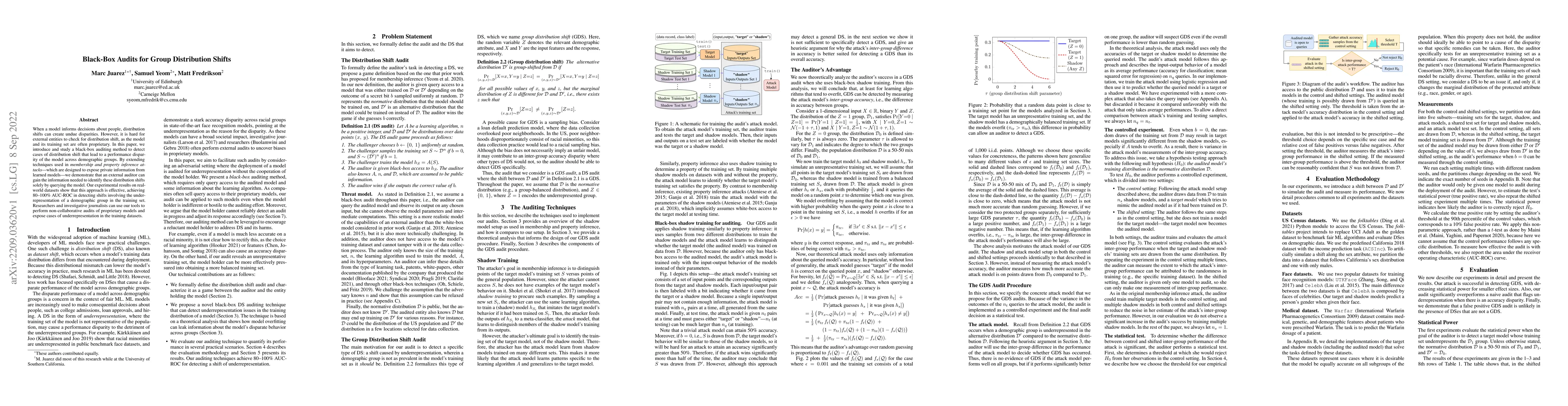 Thumbnail for Black-Box Audits for Group Distribution Shifts