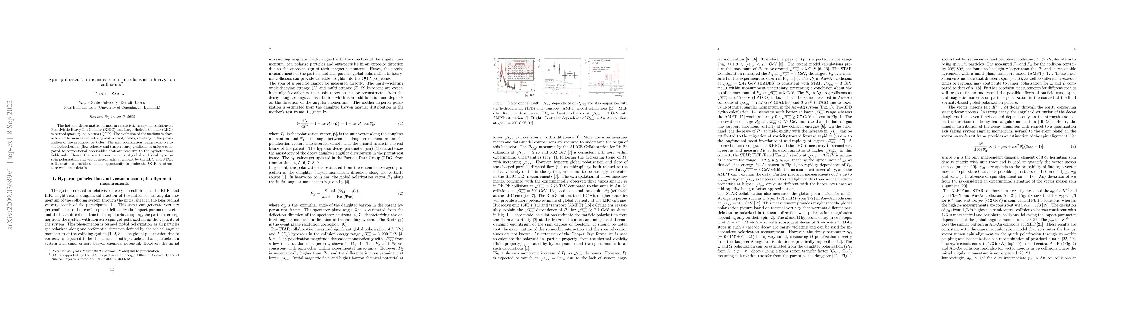 Thumbnail for Spin polarization measurements in relativistic heavy-ion collisions