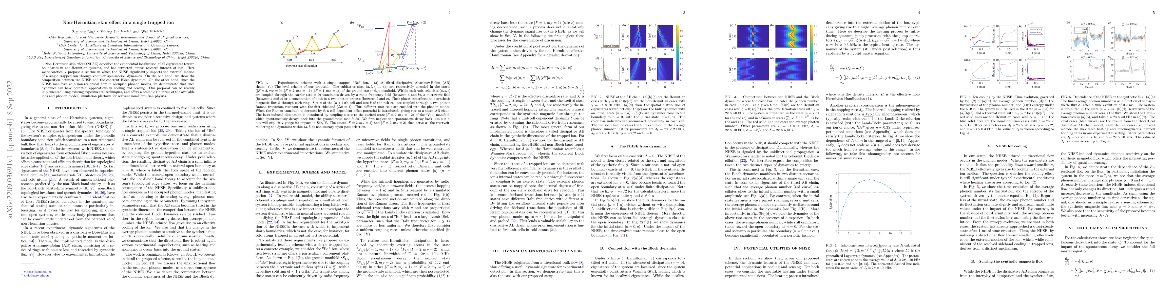 Thumbnail for Non-Hermitian skin effect in a single trapped ion