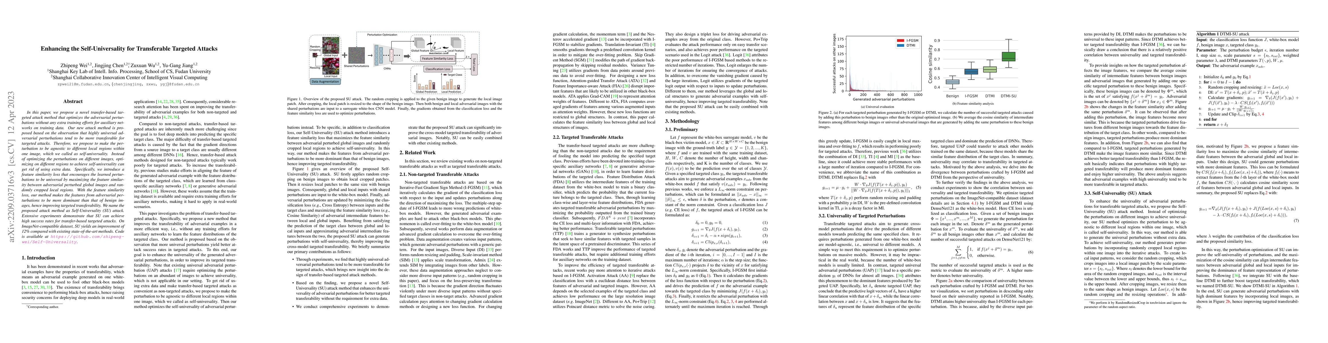 Thumbnail for Enhancing the Self-Universality for Transferable Targeted Attacks