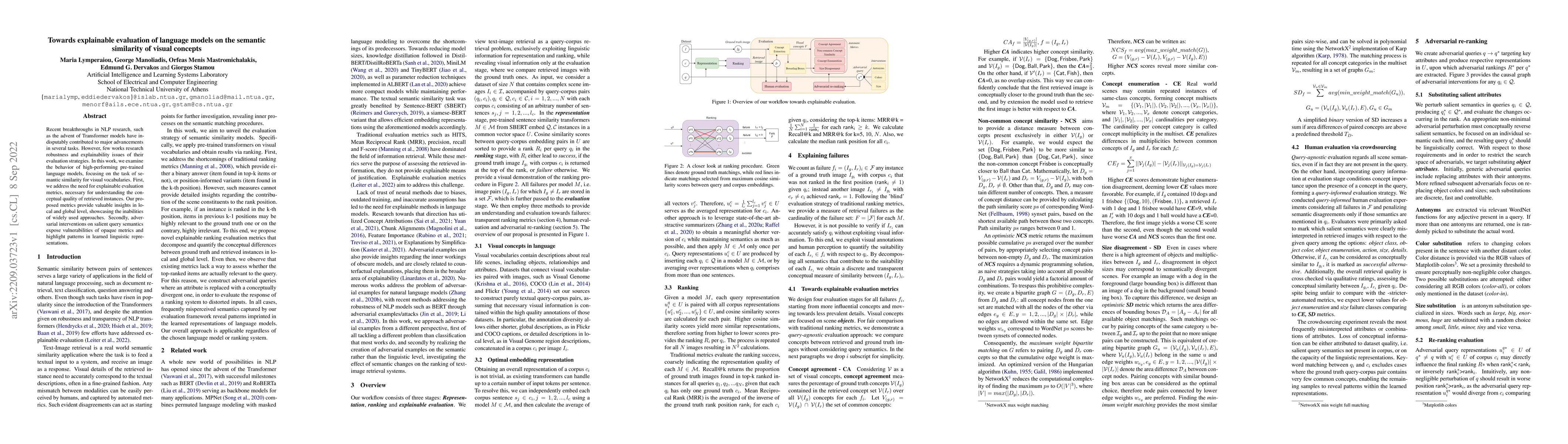 Thumbnail for Towards explainable evaluation of language models on the semantic
  similarity of visual concepts
