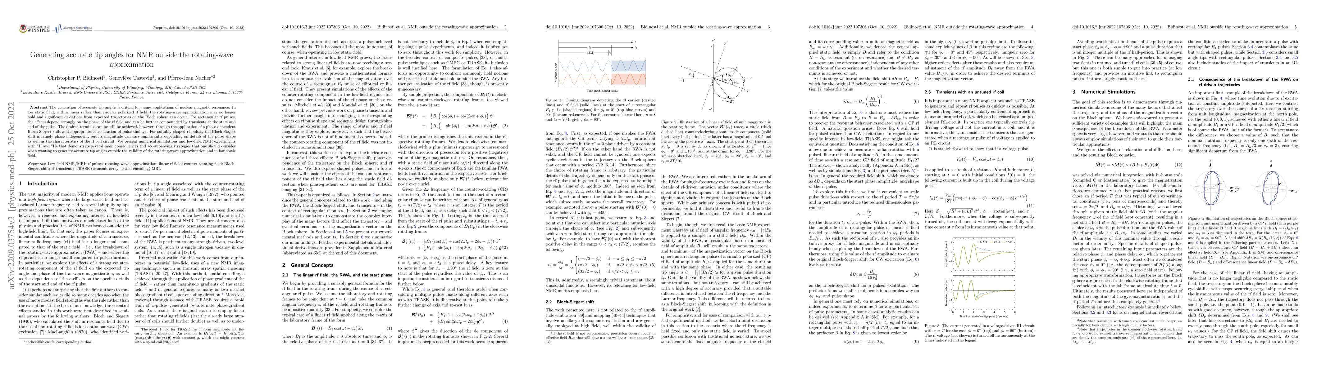 Thumbnail for Generating accurate tip angles for NMR outside the rotating-wave
  approximation