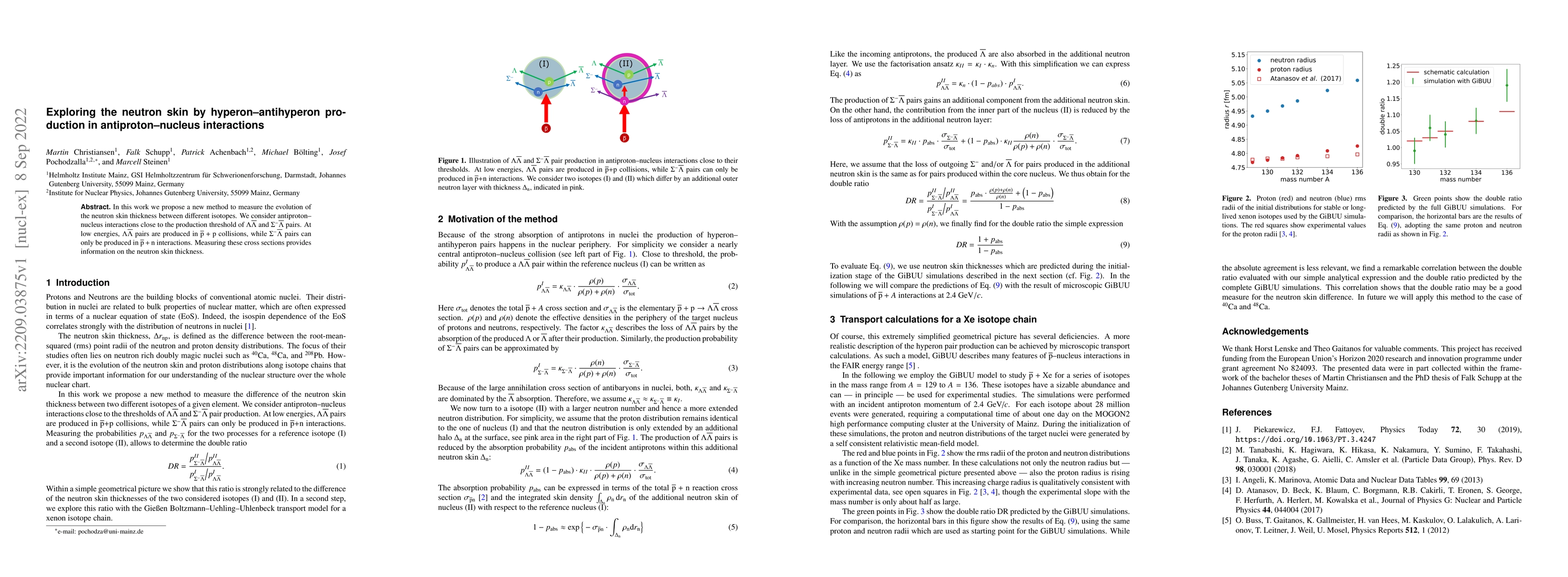 Thumbnail for Exploring the neutron skin by hyperon-antihyperon production in
  antiproton-nucleus interactions