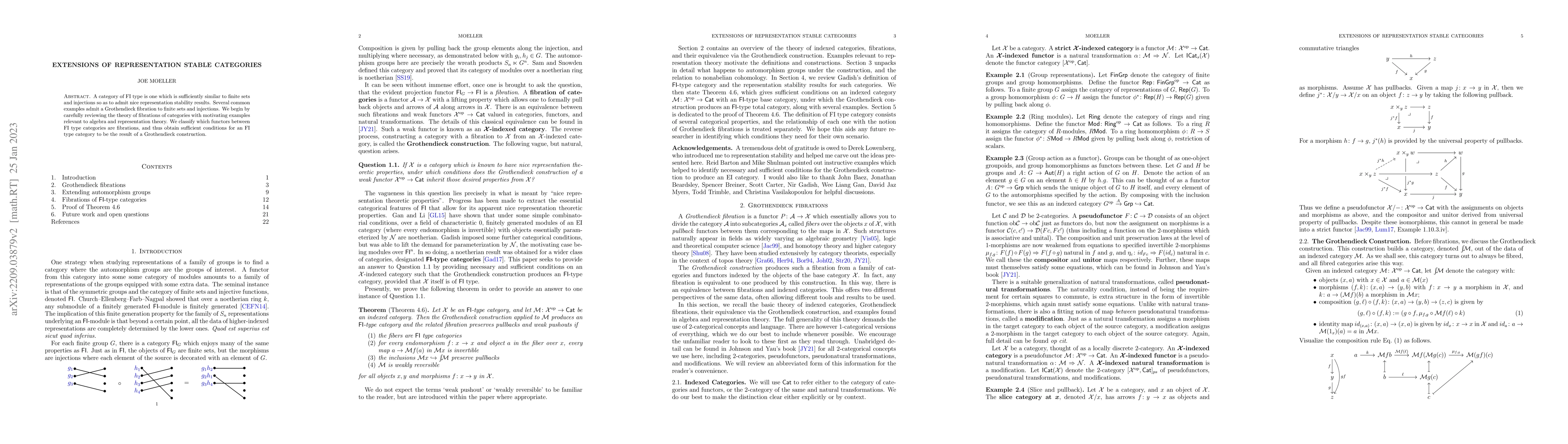 Thumbnail for Extensions of representation stable categories