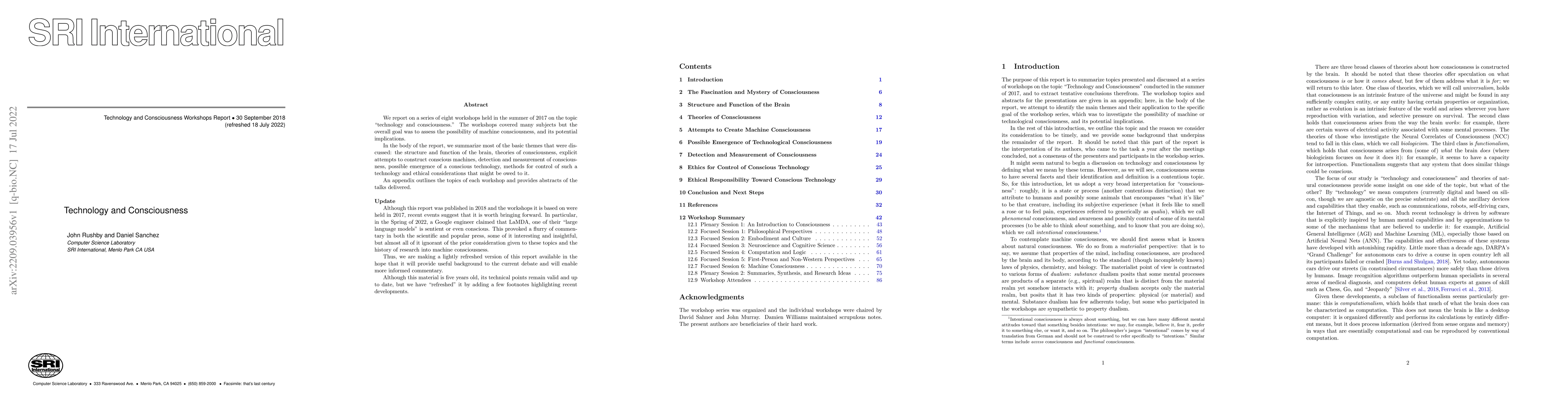 Thumbnail for Technology and Consciousness