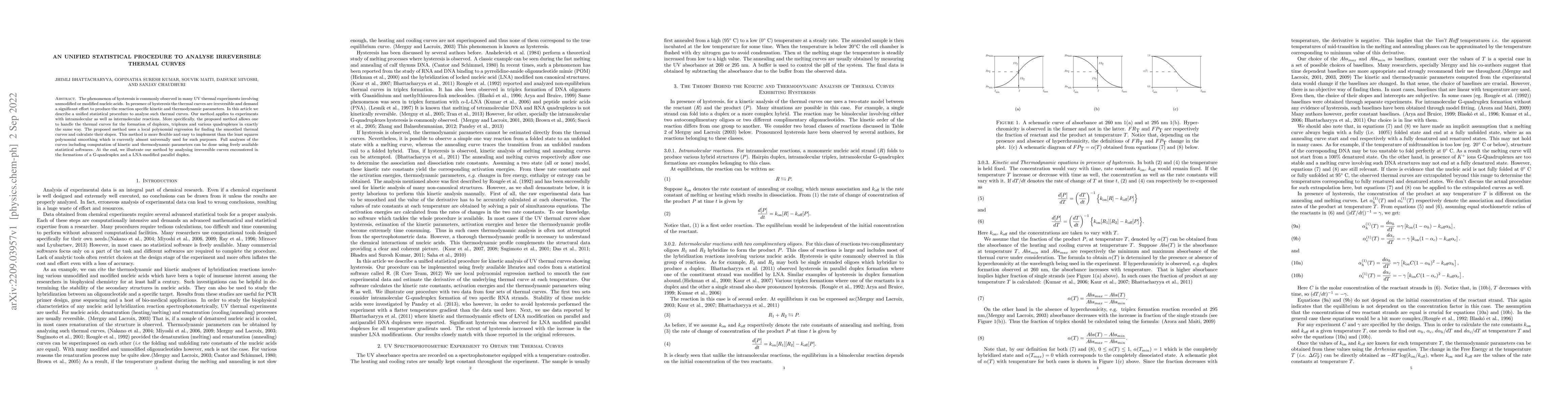 Thumbnail for An Unified Statistical Procedure to Analyse Irreversible Thermal Curves
