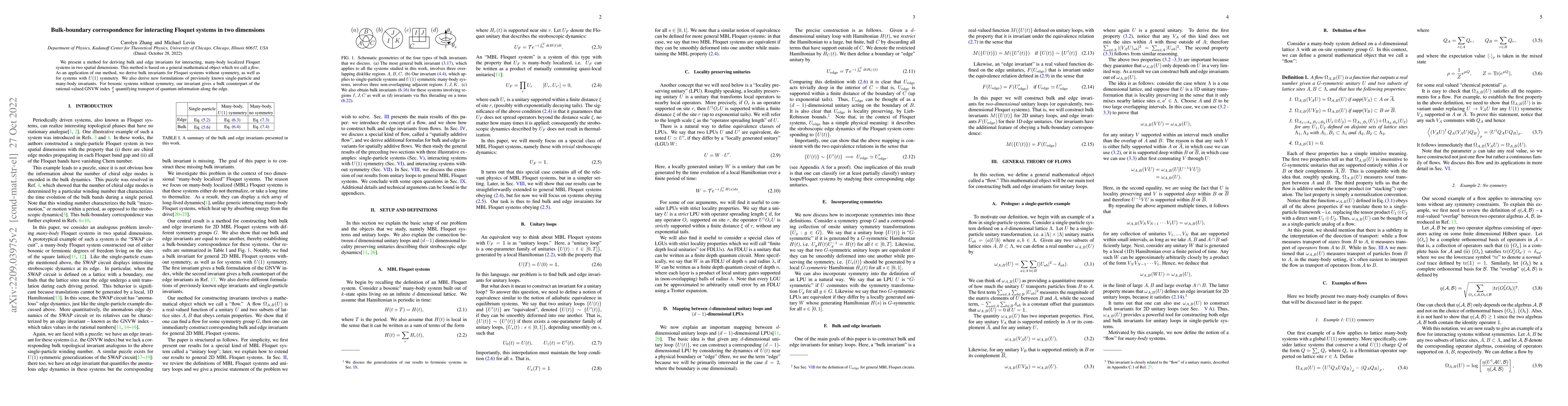 Thumbnail for Bulk-boundary correspondence for interacting Floquet systems in two
  dimensions