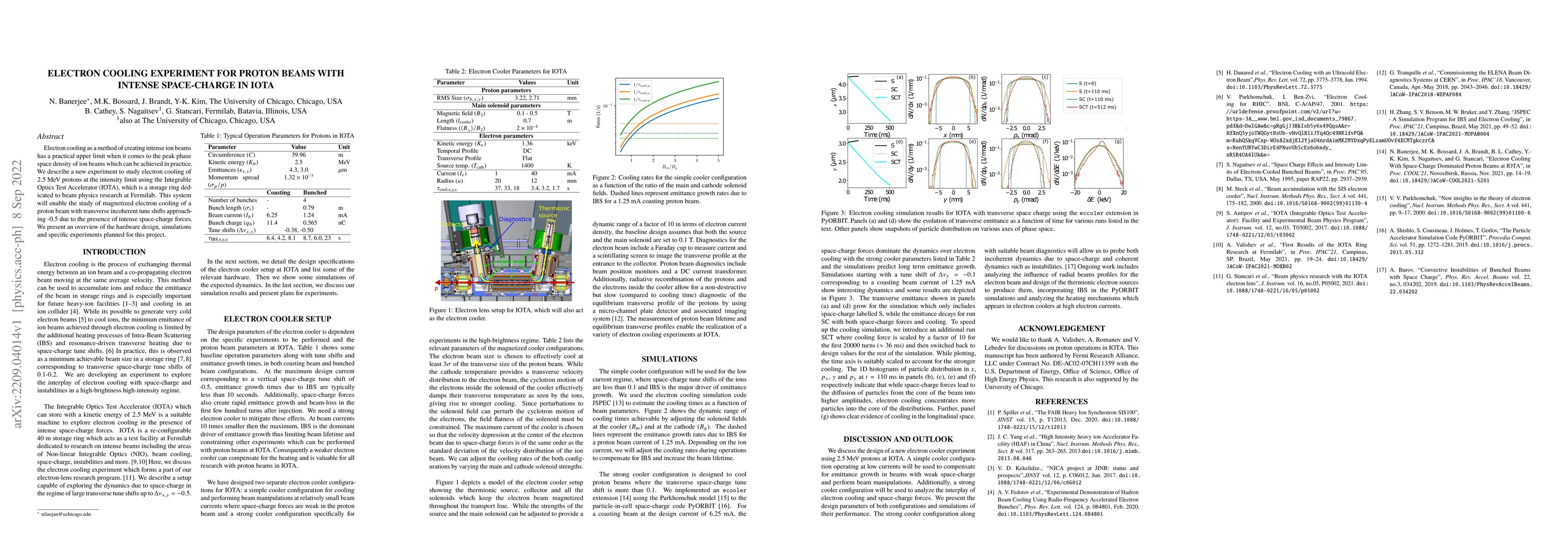 Thumbnail for Electron Cooling Experiment for Proton Beams with Intense Space-charge
  in IOTA