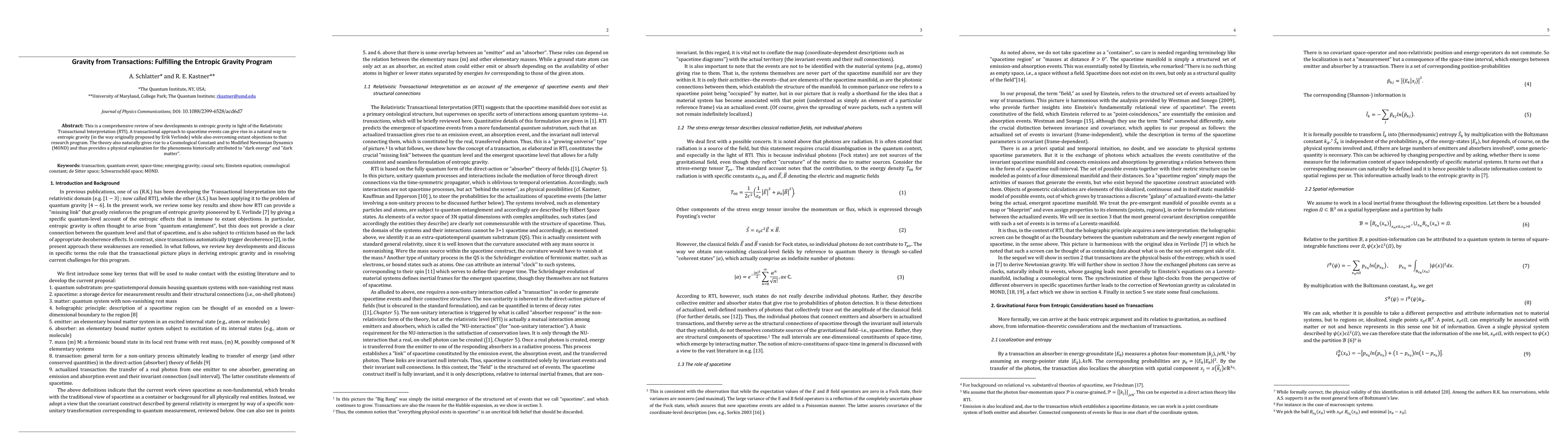 Thumbnail for Gravity from Transactions: Fulfilling the Entropic Gravity Program
