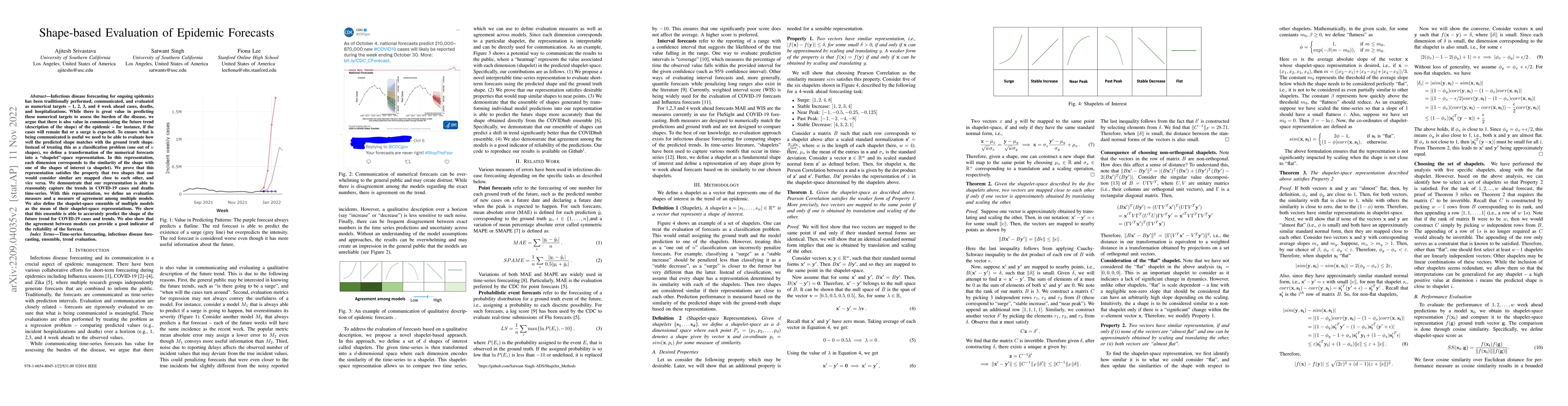 Thumbnail for Shape-based Evaluation of Epidemic Forecasts