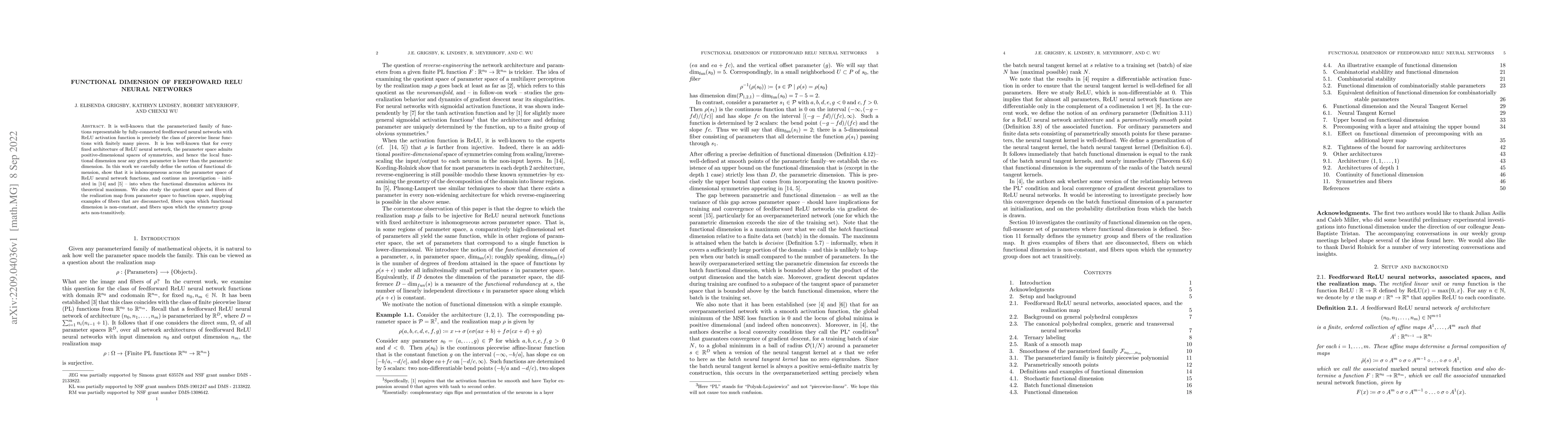 Thumbnail for Functional dimension of feedforward ReLU neural networks
