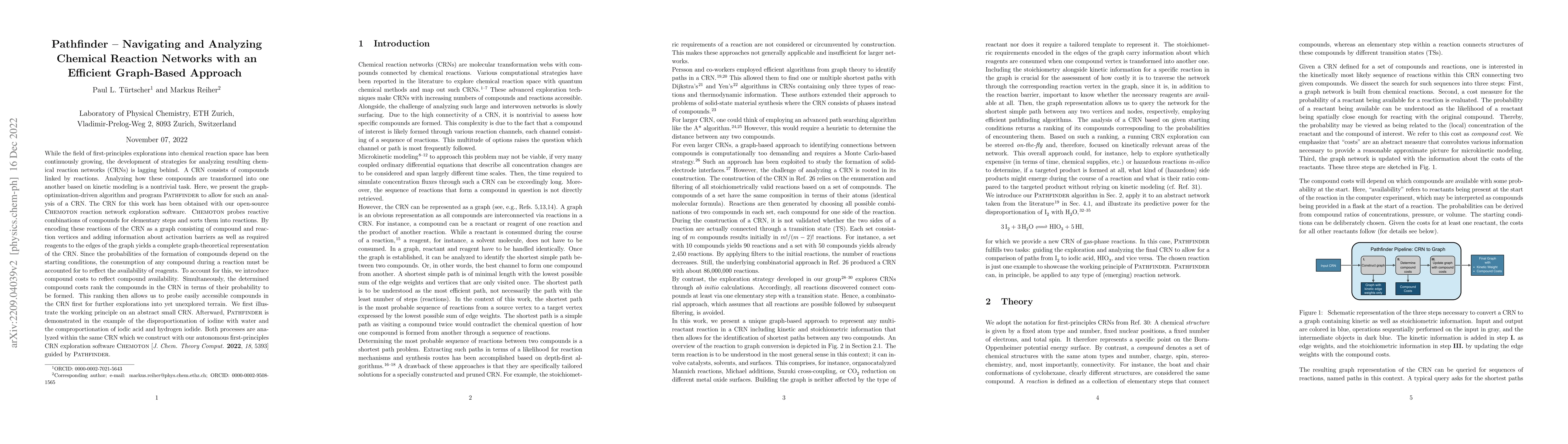 Thumbnail for Pathfinder -- Navigating and Analyzing Chemical Reaction Networks with
  an Efficient Graph-based Approach