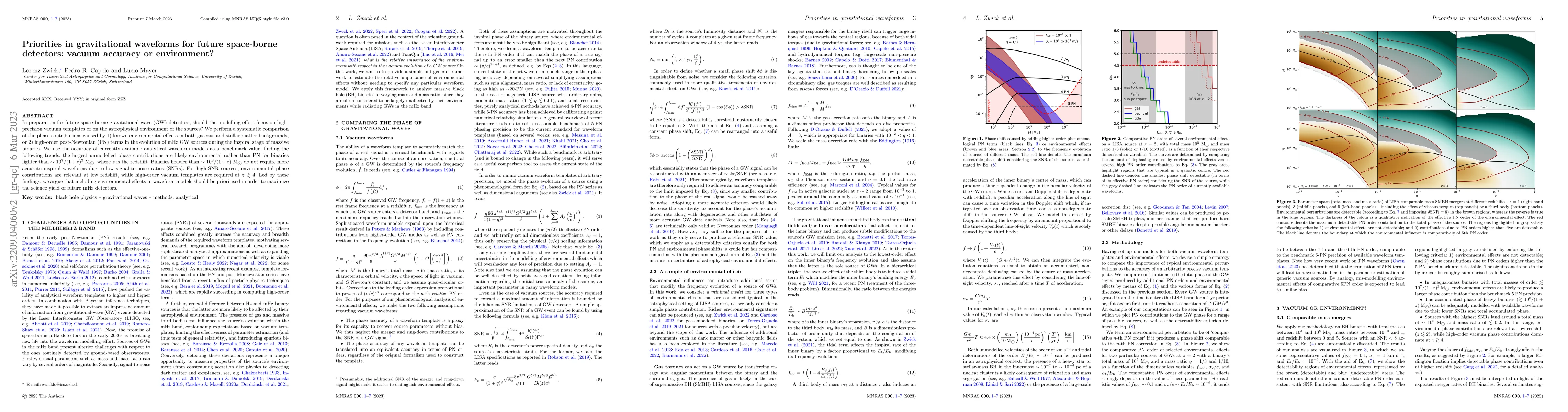 Thumbnail for Priorities in gravitational waveforms for future space-borne detectors:
  vacuum accuracy or environment?