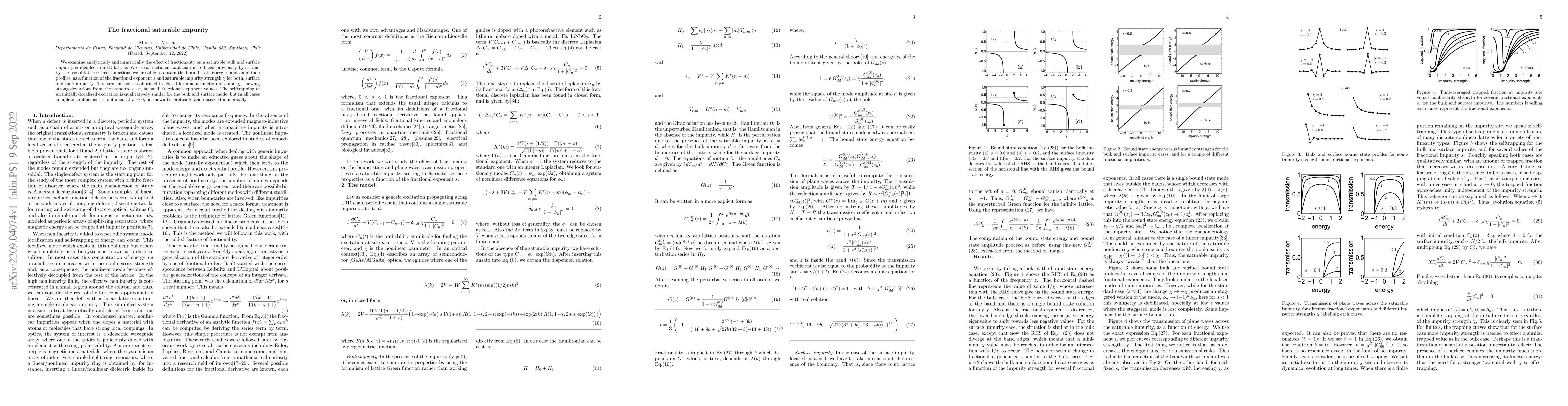 Thumbnail for The fractional saturable impurity