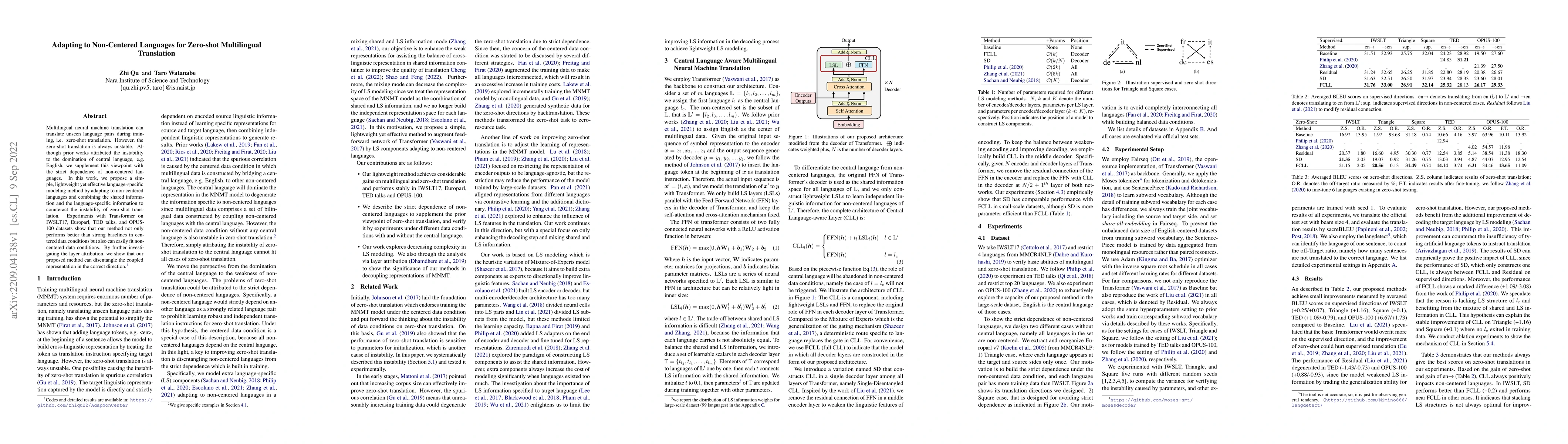 Thumbnail for Adapting to Non-Centered Languages for Zero-shot Multilingual
  Translation