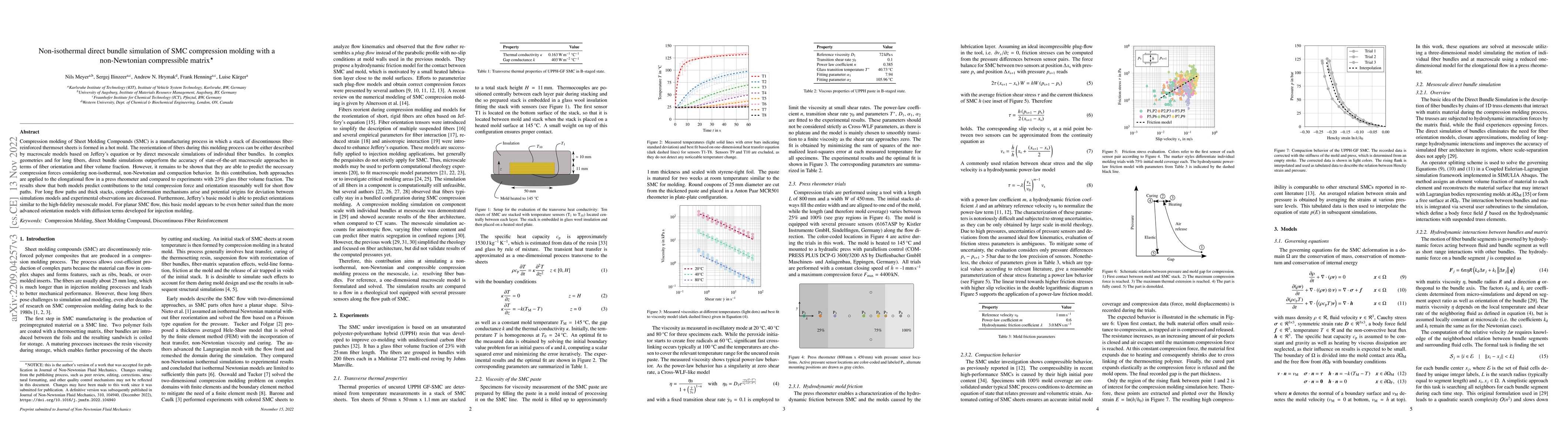 Thumbnail for Non-isothermal direct bundle simulation of SMC compression molding with
  a non-Newtonian compressible matrix
