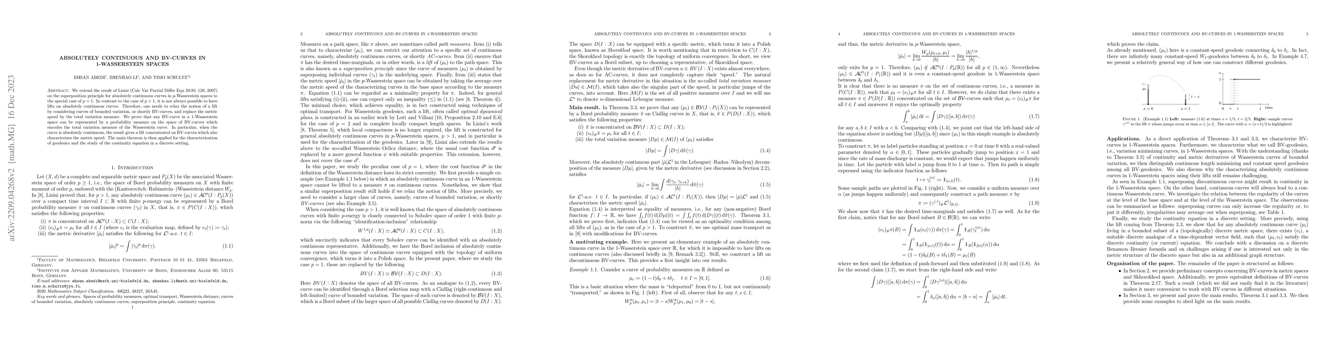 Thumbnail for Absolutely continuous and BV-curves in 1-Wasserstein spaces