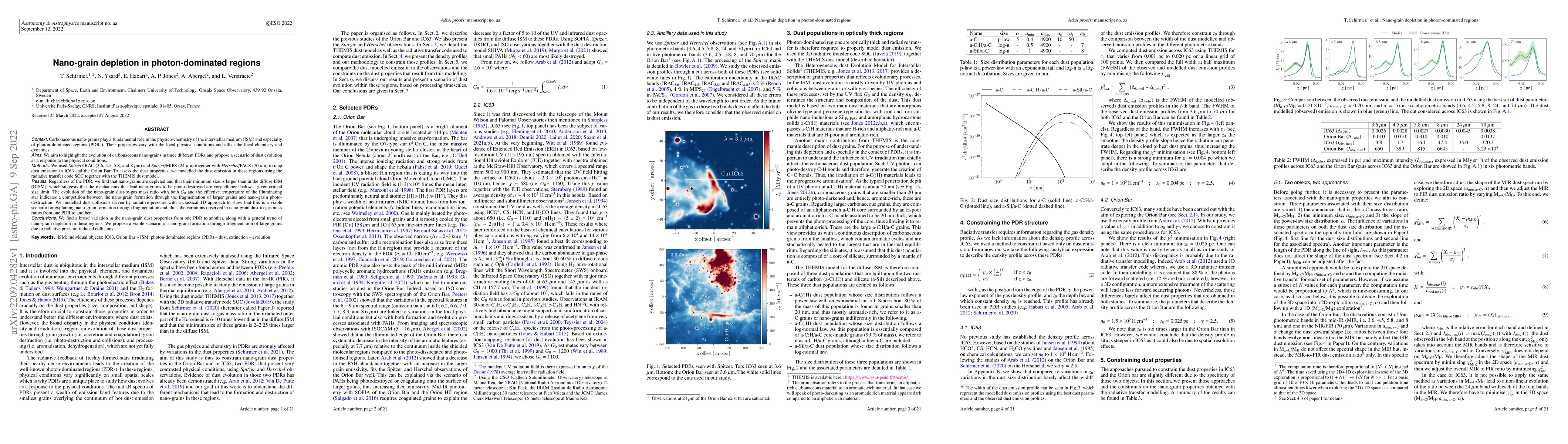 Thumbnail for Nano-grain depletion in photon-dominated regions