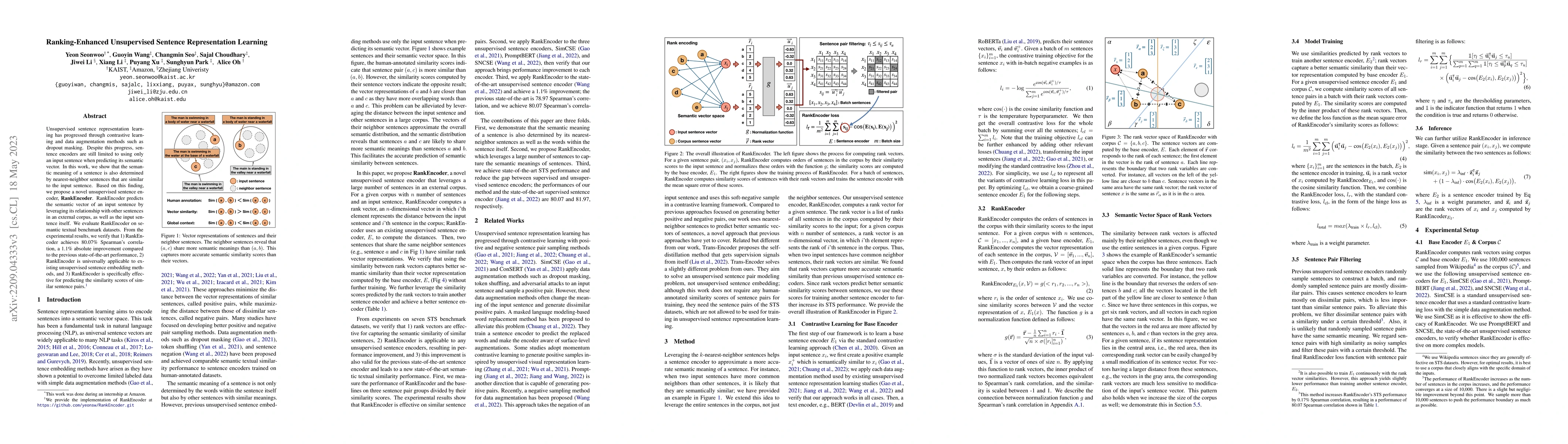 Thumbnail for Ranking-Enhanced Unsupervised Sentence Representation Learning
