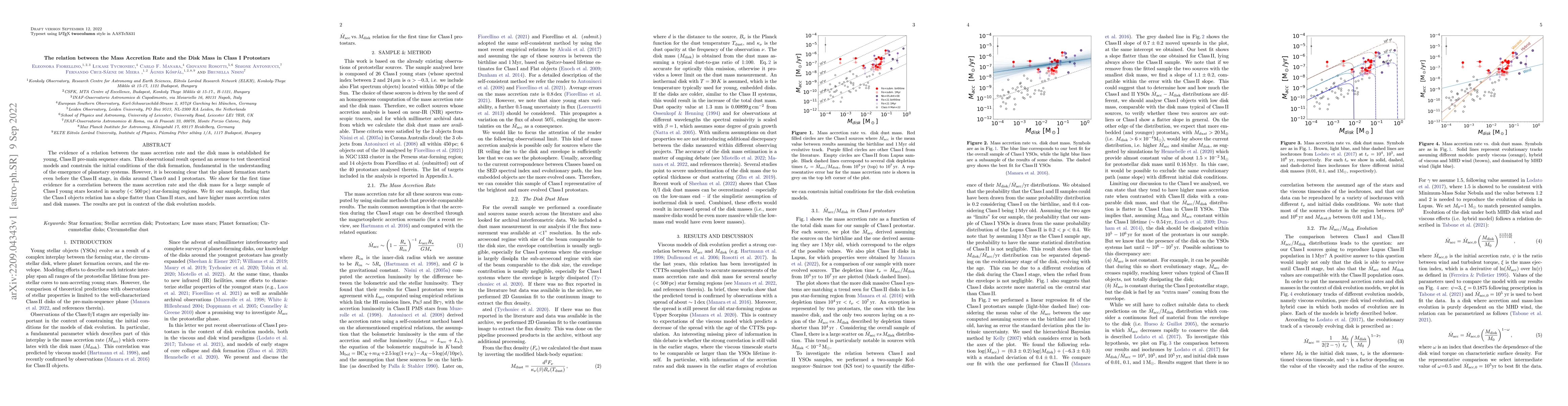 Thumbnail for The relation between the Mass Accretion Rate and the Disk Mass in Class
  I Protostars