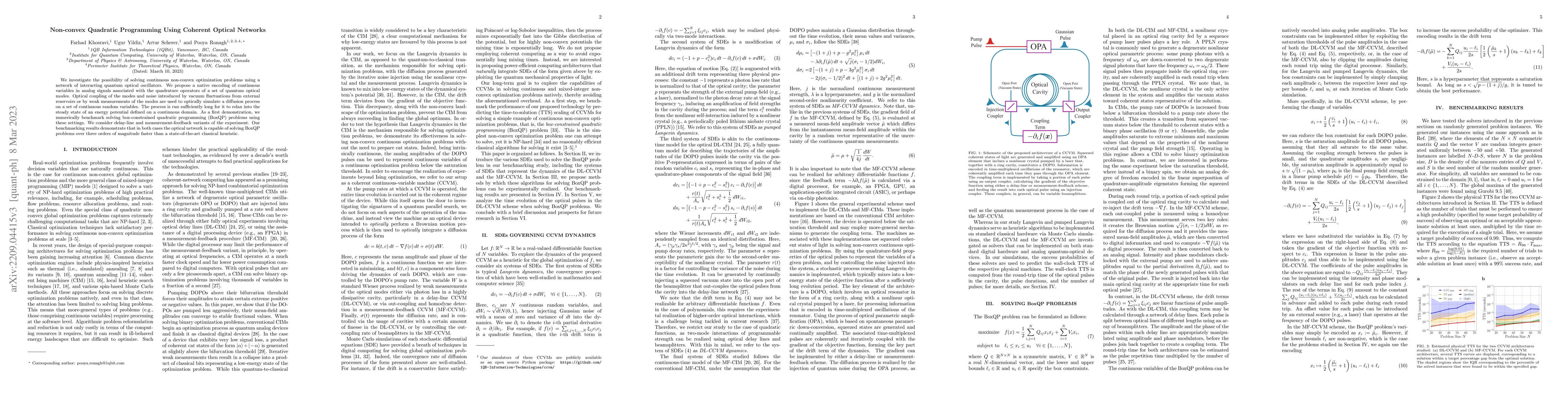 Thumbnail for Non-convex Quadratic Programming Using Coherent Optical Networks