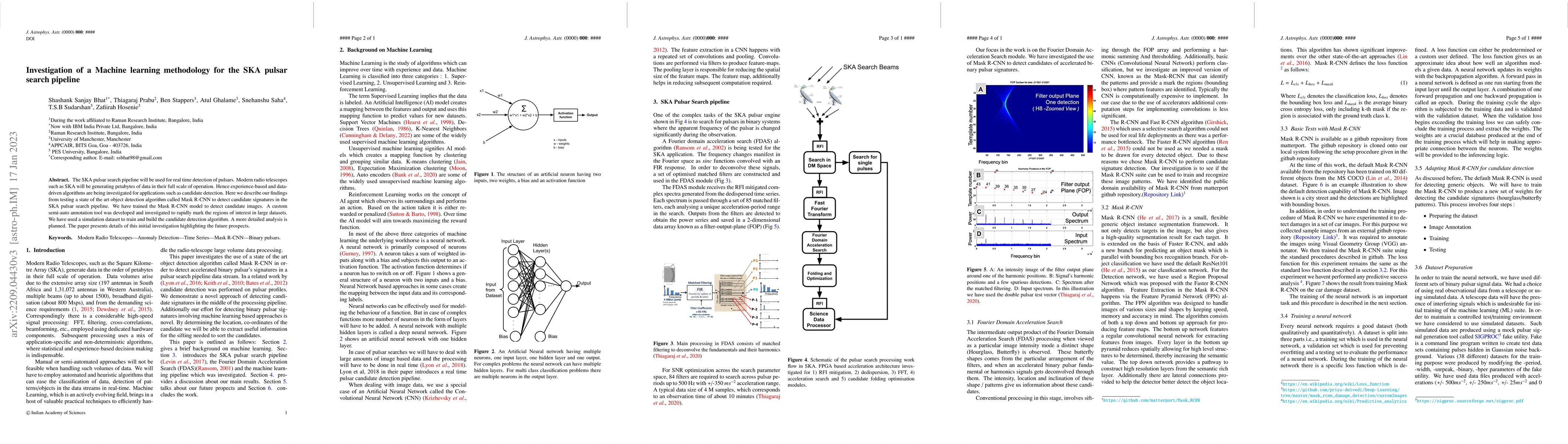 Thumbnail for Investigation of a Machine learning methodology for the SKA pulsar
  search pipeline