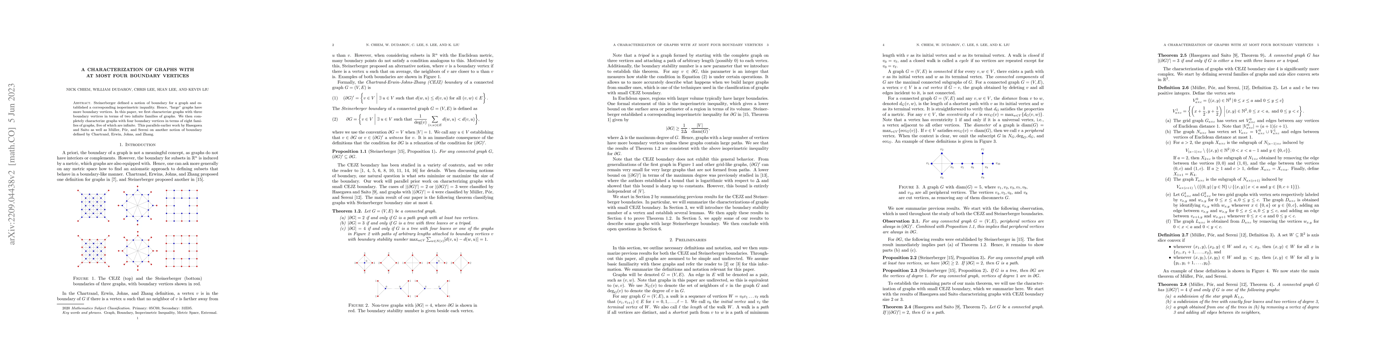 Thumbnail for A characterization of graphs with at most four boundary vertices