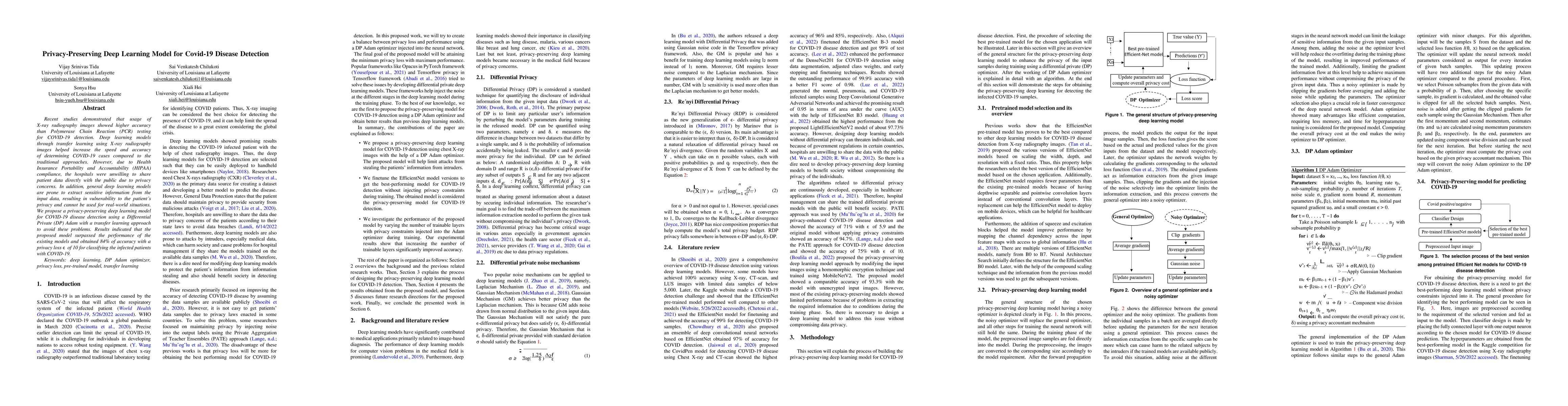 Thumbnail for Privacy-Preserving Deep Learning Model for Covid-19 Disease Detection